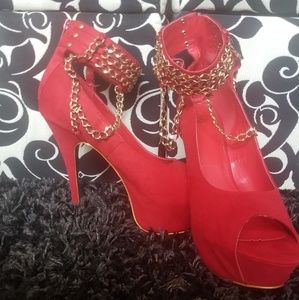 Sexy red heels